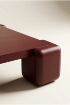 Cubé Orta Sehpa Bordo, 90x90 kare orta sehpa – görsel 3
