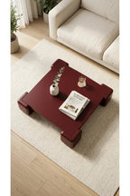Cubé Orta Sehpa Bordo, 90x90 kare orta sehpa – görsel 5