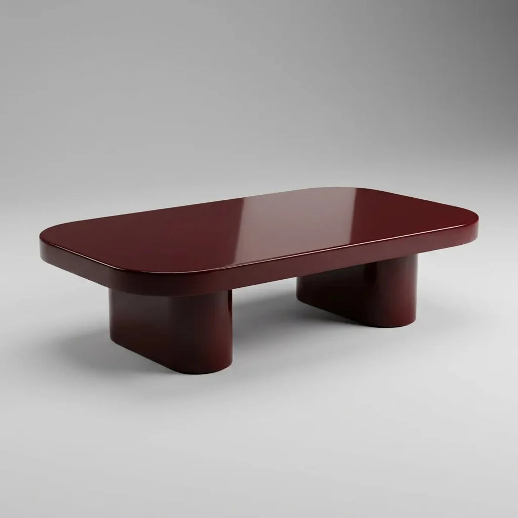 Noma Orta Sehpa Bordo, 100 x 60 cm dikdörtgen orta sehpa – stüdyo görseli